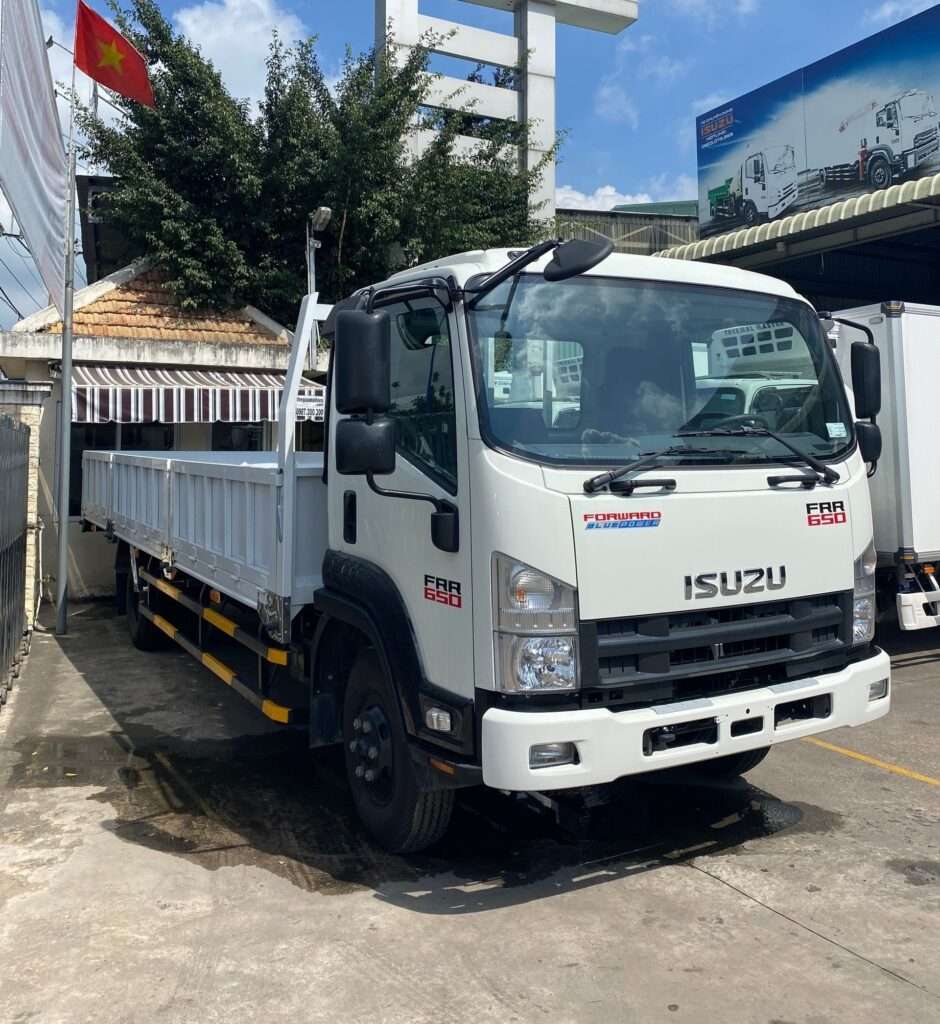 xe tải isuzu 6.5 tấn thùng lửng